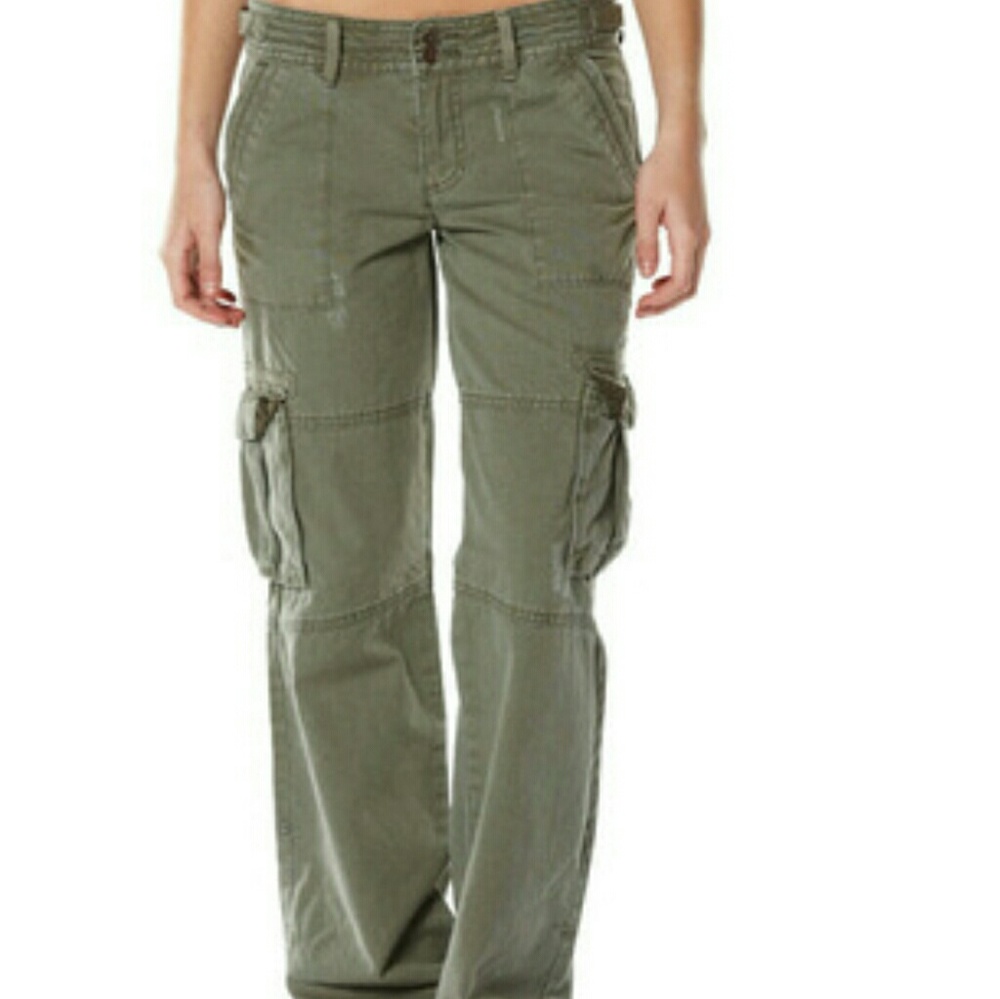 Olive green cargo pants